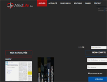 Tablet Screenshot of medlife.ch